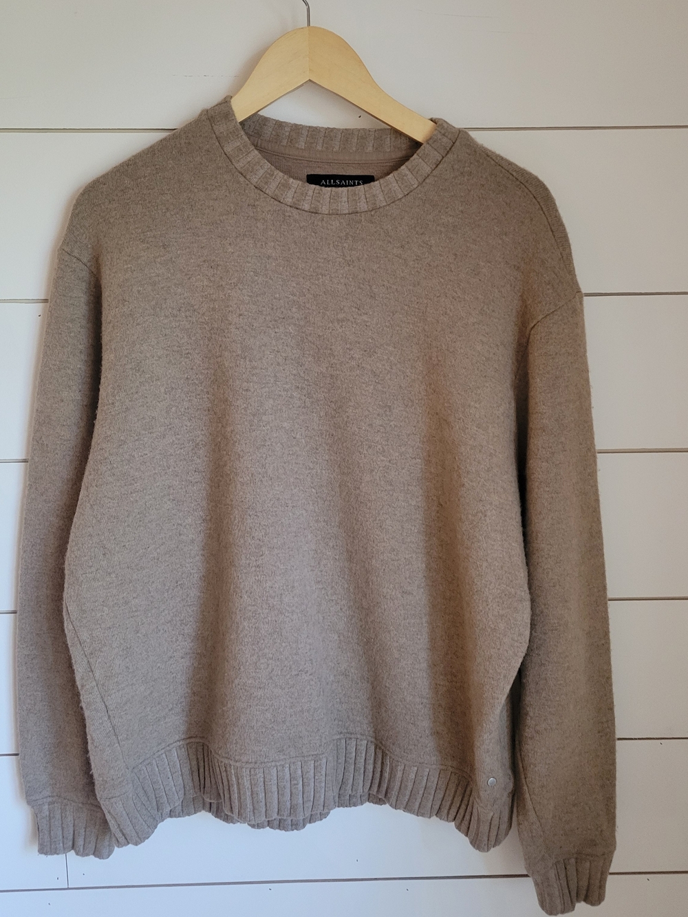 All Saints Men’s Jethro Crewneck Sweater Men's Medium